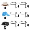 9 Pcs Helmet Holder Wall Mount Reliable Cowboy Hat Holder for Wall Made of Sturdy Metal Easy & Firm Installation for Convenient Storage of Helmets Hat