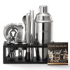 Cocktail Shaker Set 13 Pcs Bar Tool Set Stainless Steel Bartender Kit Silver