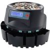 VEVOR USD Coin Sorter Coin Counter Wrapper and Roller 300 Coins/min LCD Display
