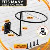 9 Pcs Helmet Holder Wall Mount Reliable Cowboy Hat Holder for Wall Made of Sturdy Metal Easy & Firm Installation for Convenient Storage of Helmets Hat