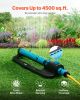 Oscillating Sprinkler Up to 4500 ftÂ² Water Sprinkler with 18 Precision Nozzles