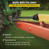 VEVOR PTO Shaft, 1-3/8' 6 Spline Tractor and Implement Ends PTO Driveline Shaft, Series 4 Tractor PTO Shaft